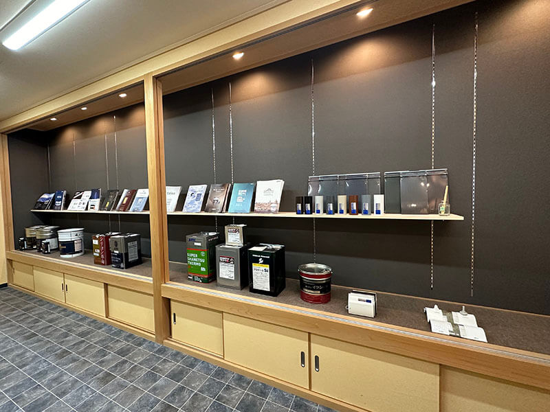 塗料品揃え